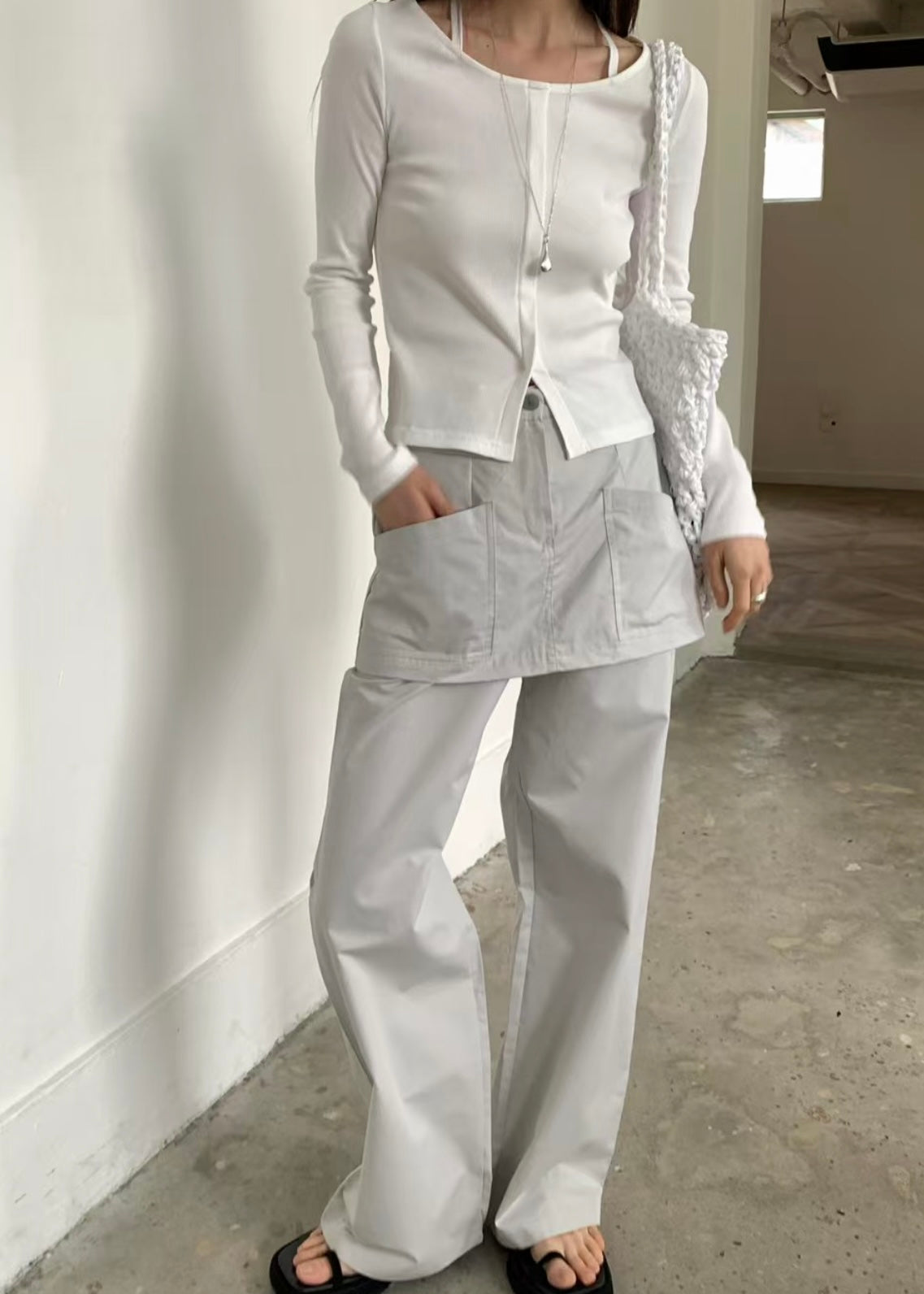 Skirt pants